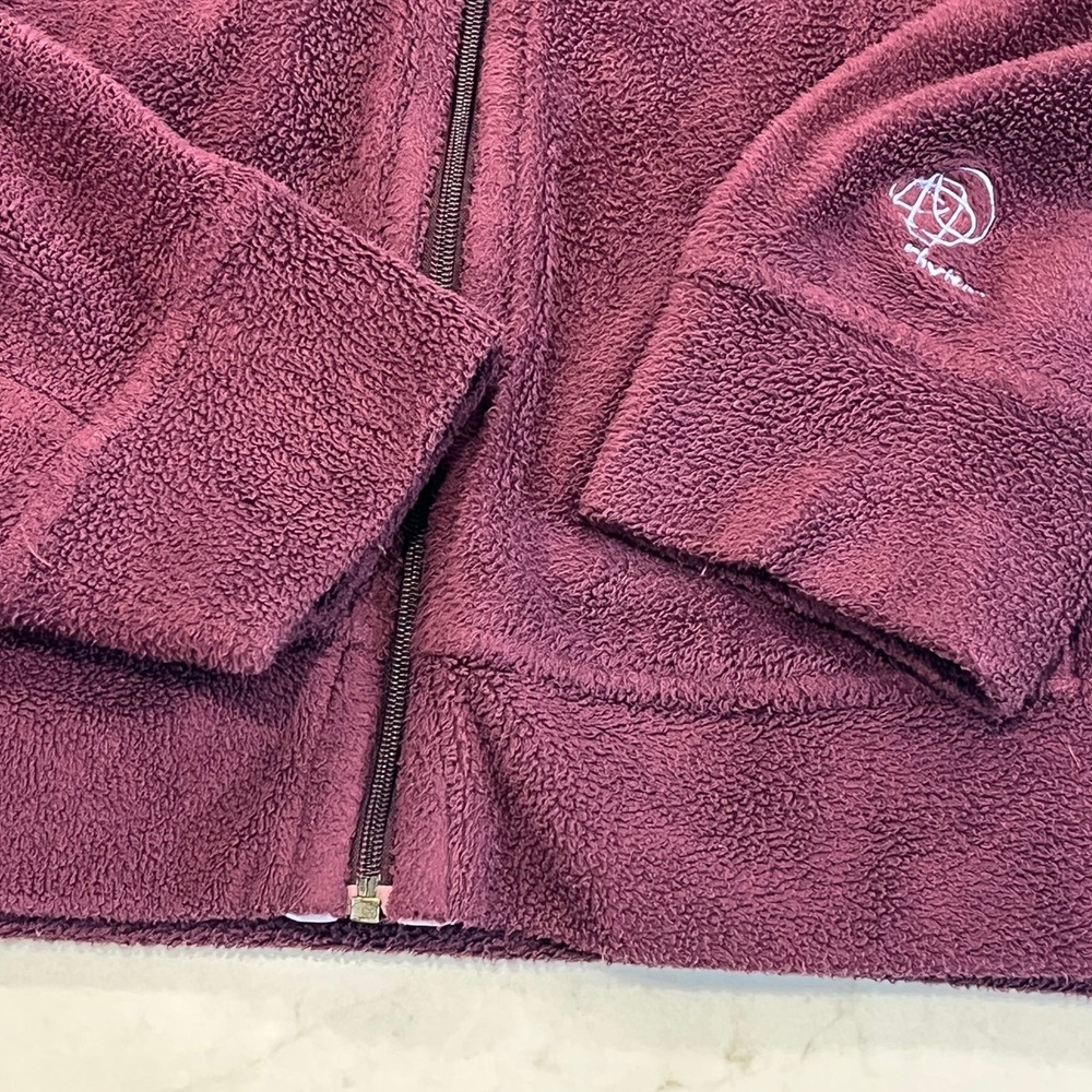 Patagonia‎ VTG Rhythm Womens Medium Fleece Zip Up Hoodie Jacket Purple Pockets - Picture 7 of 11